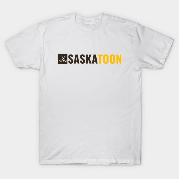 Vintage Hockey Vibes Saskatoon T-Shirt by Stooned in Stoon